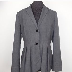 Calvin Klein flared 2 button blazer